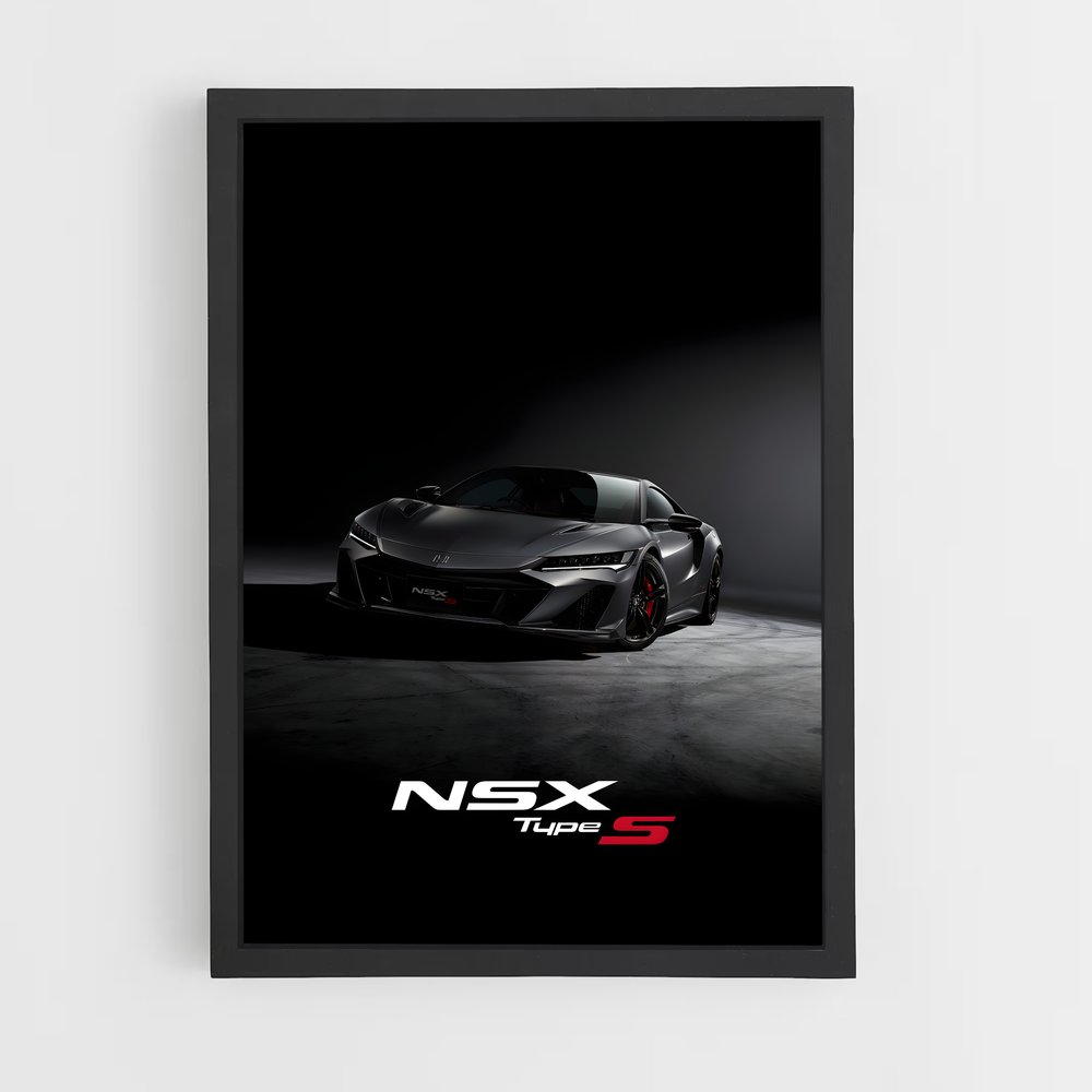Poster Nsx de type – affiche Honda (vue 2)
